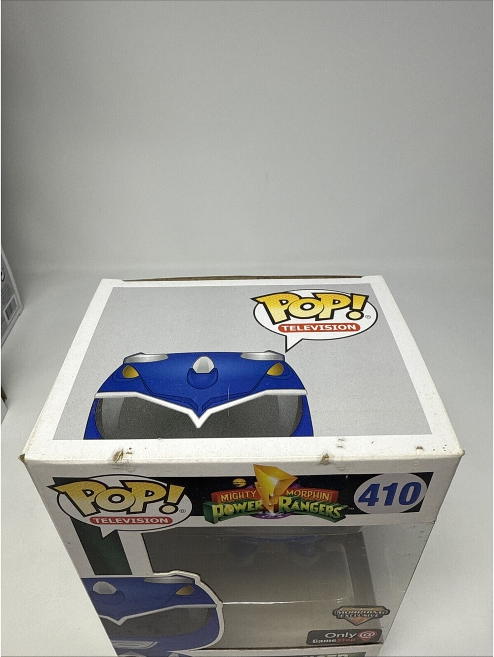 Funko Pop! Power Rangers Blue Ranger #410 Morphing GameStop - Picture 2 of 6
